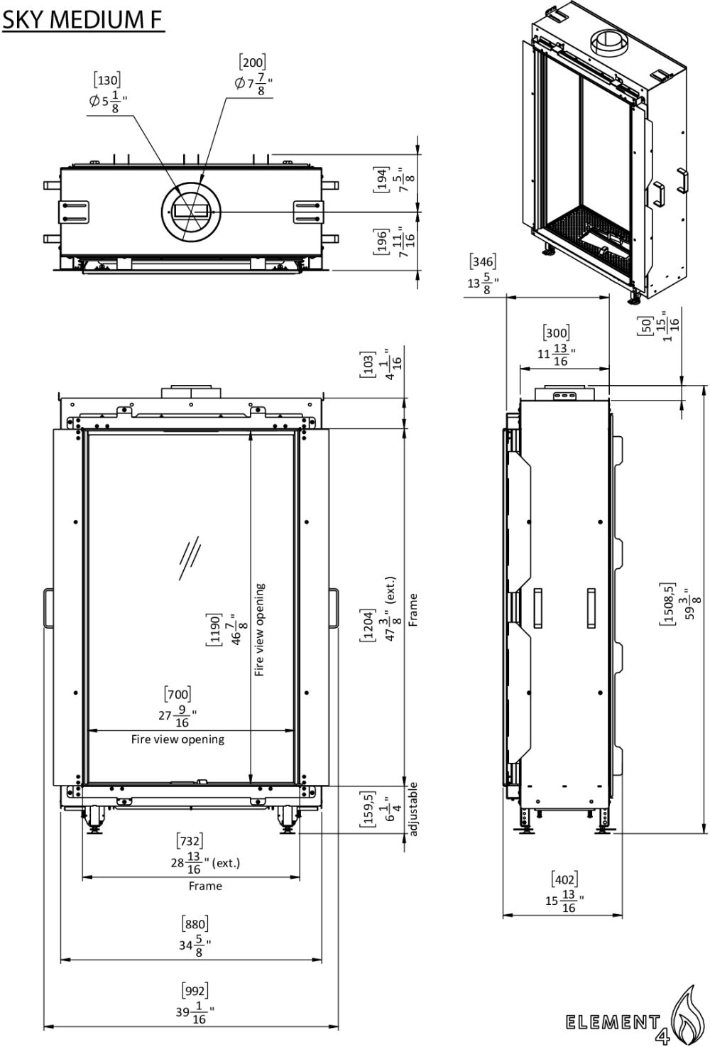 Sky Medium Front B